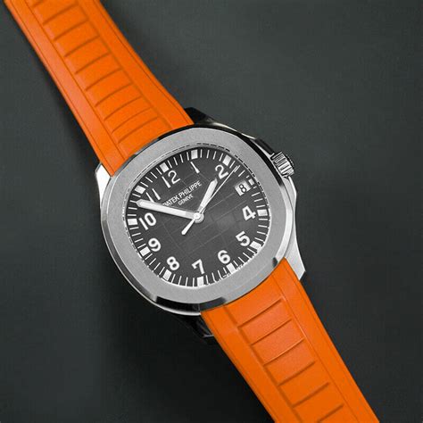 patek philippe 4183|5167a with orange strap.